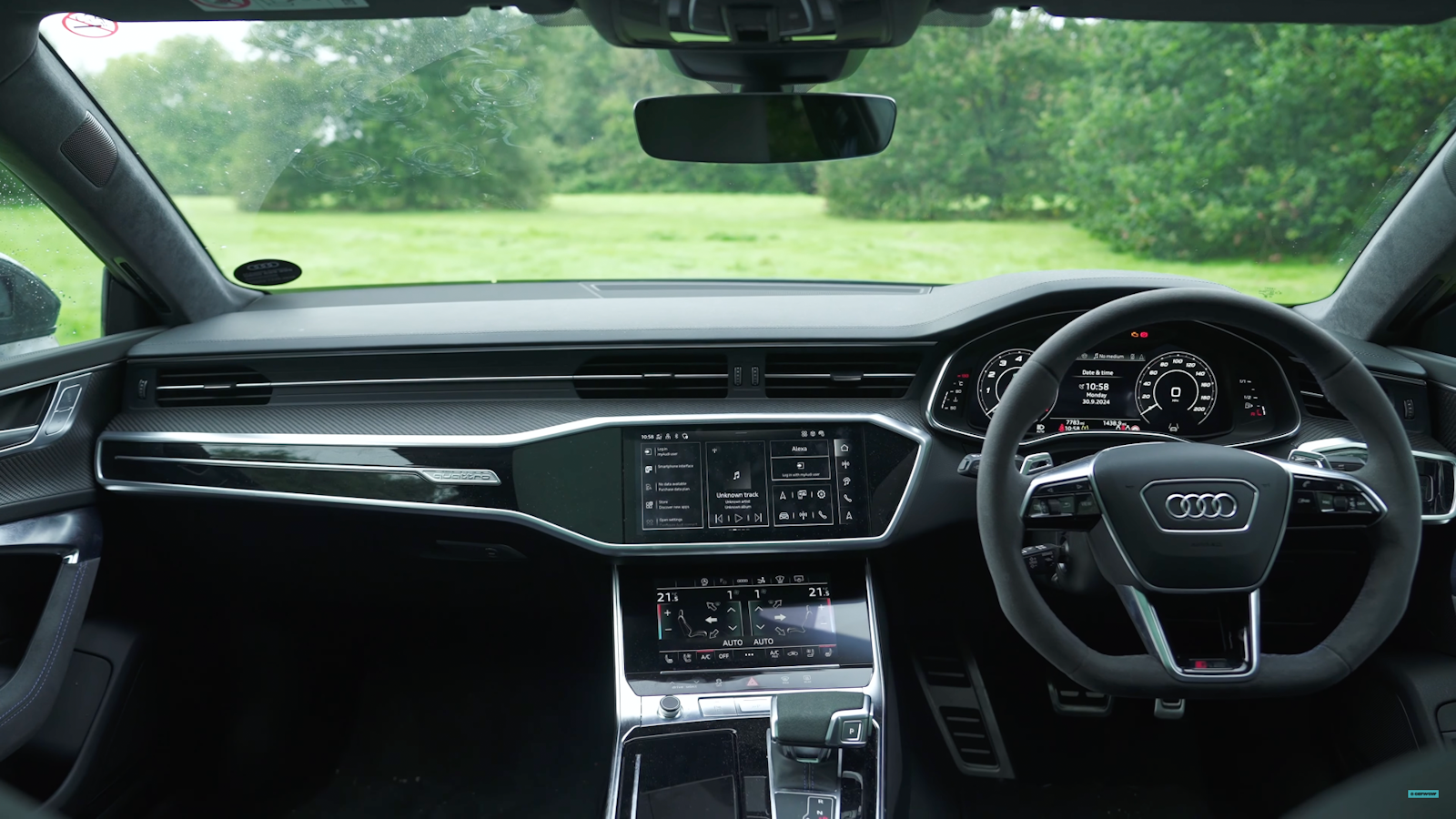 Audi RS7 Performance cockpit view 2024