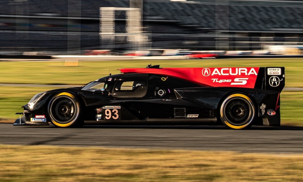 Race car at Daytona testing