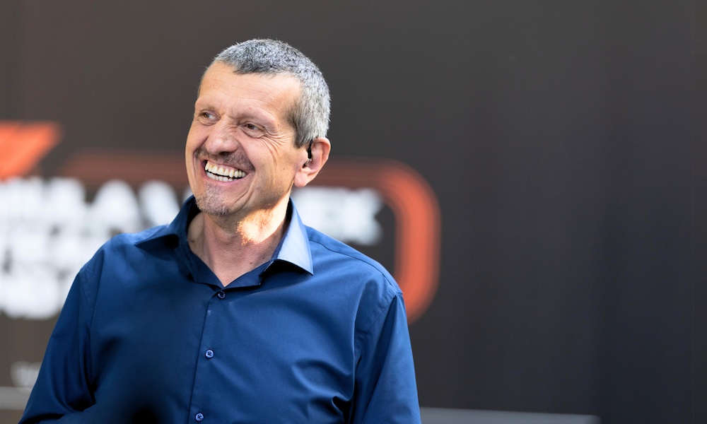 Guenther Steiner smiling