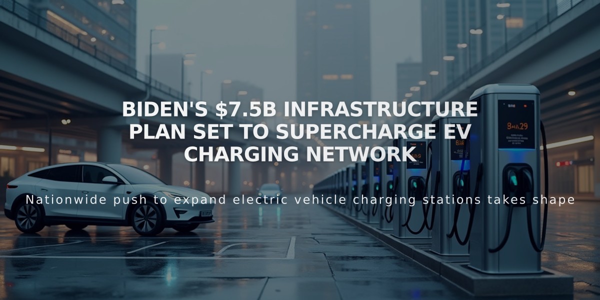 Biden's $7.5B Infrastructure Plan Set to Supercharge EV Charging Network