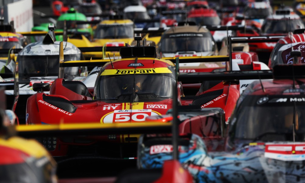 Ferrari racing at Le Mans