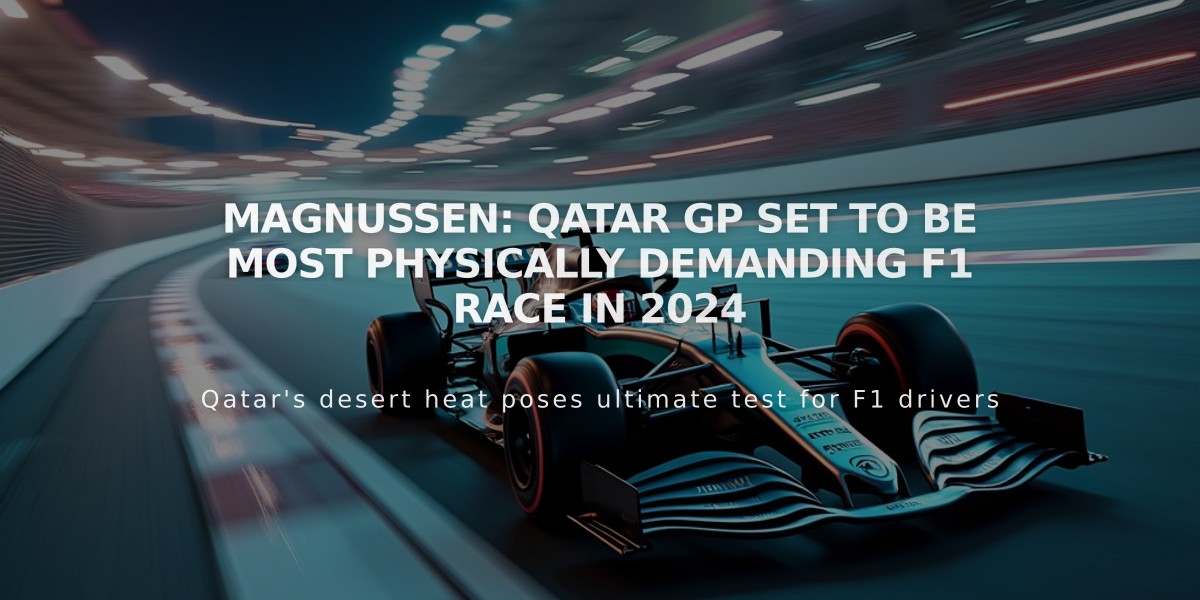 Magnussen: Qatar GP set to be most physically demanding F1 race in 2024