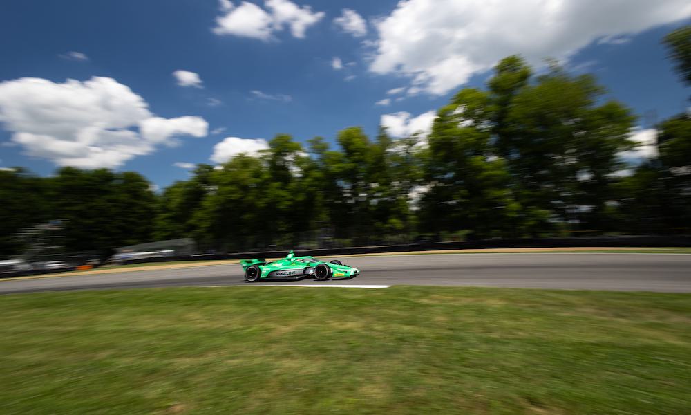 Palou racing Honda at Mid-Ohio