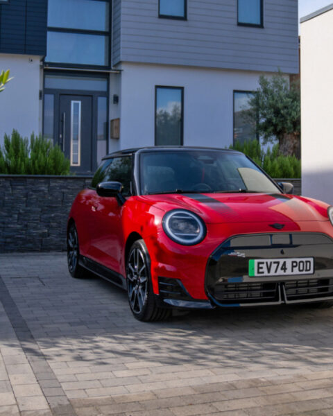 Electric car charging station at home