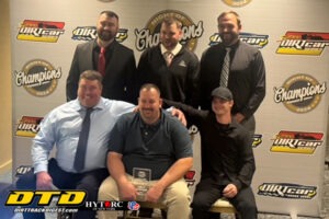 Group photo at DIRTcar Champions ceremony