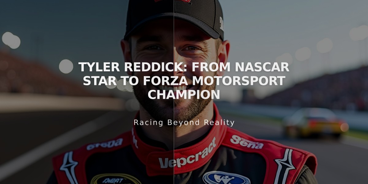 Tyler Reddick: From NASCAR Star to Forza Motorsport Champion