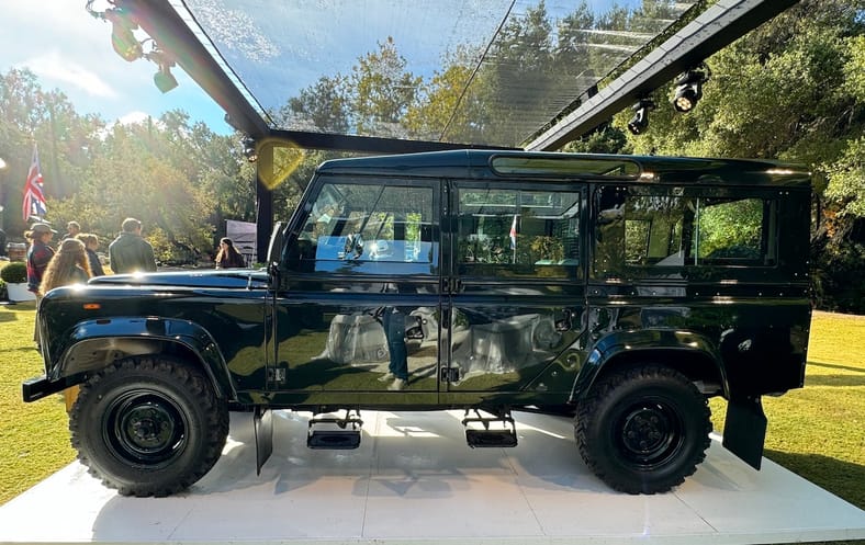 Queen's 1983 Range Rover side view