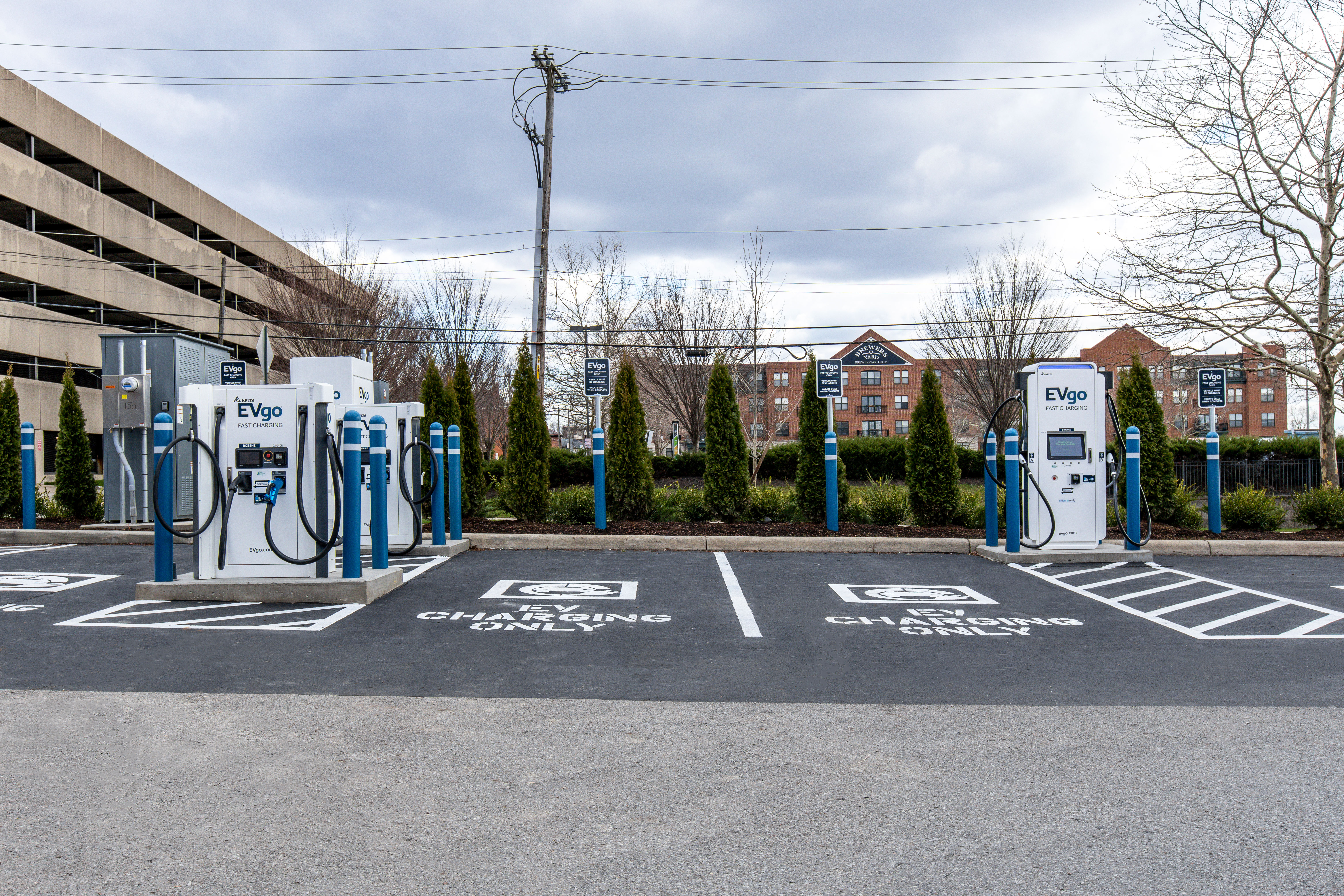 EVgo charging stations in Columbus, Ohio