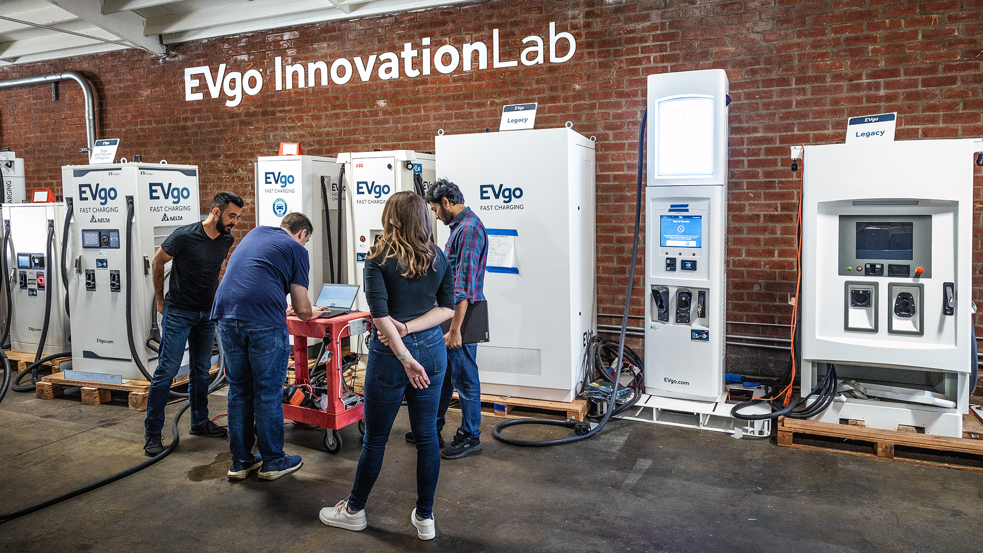 EVGo electric vehicle charging lab