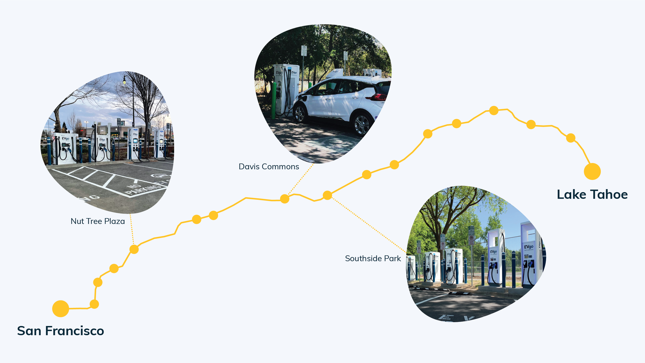 Map: EV charging stations in California