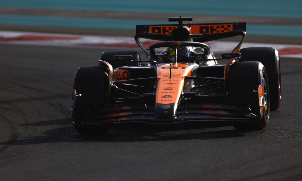 McLaren F1 car on racetrack