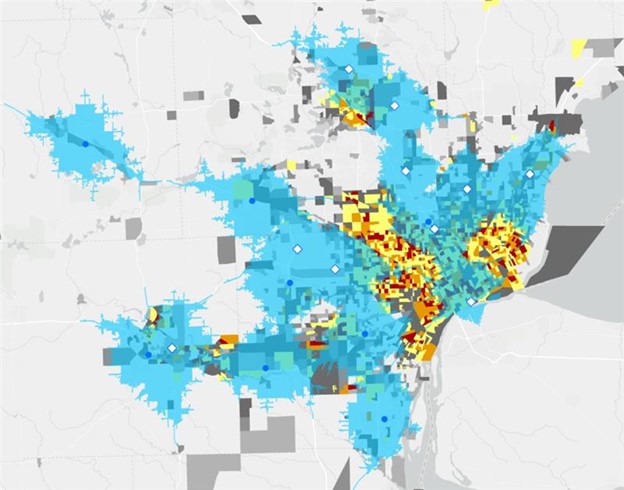 Santa Barbara heat map suburban neighborhoods