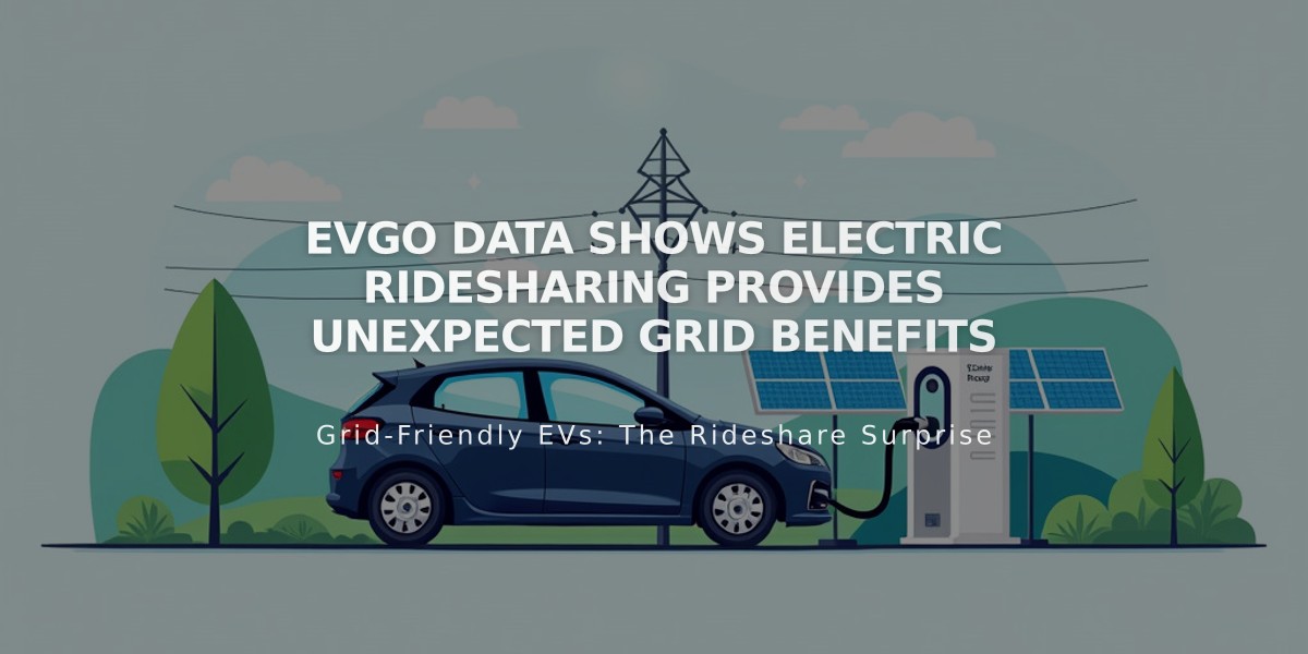 EVgo Data Shows Electric Ridesharing Provides Unexpected Grid Benefits