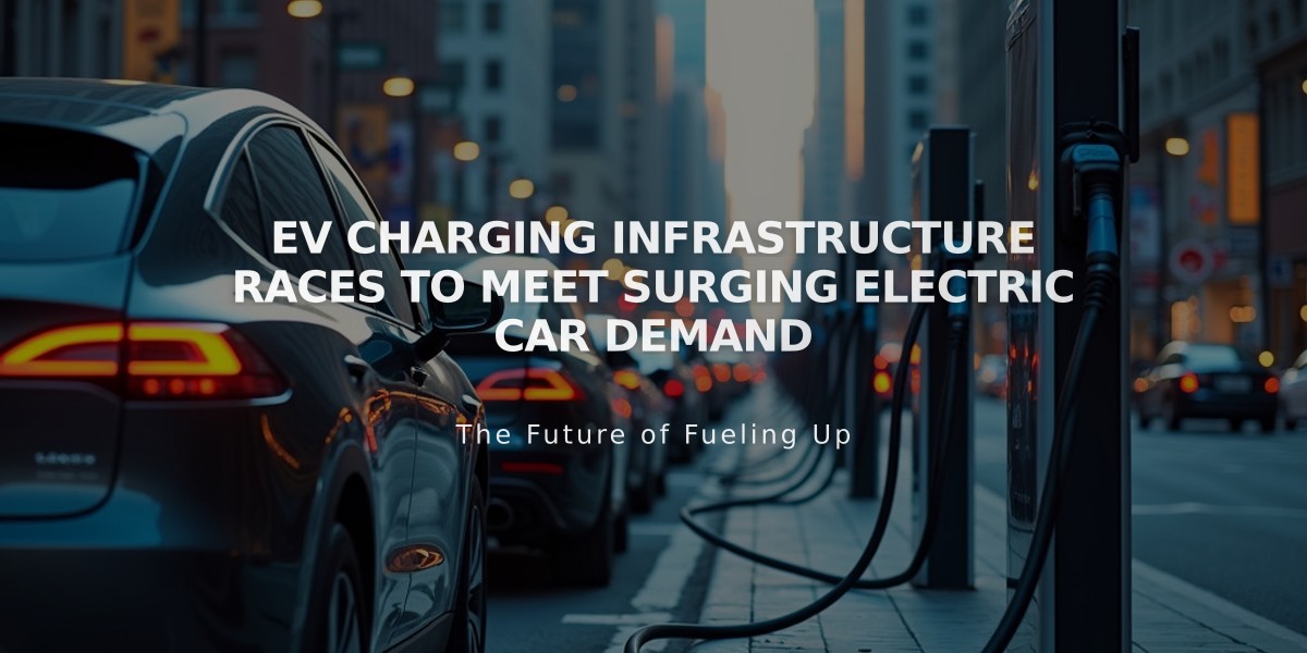 EV Charging Infrastructure Races to Meet Surging Electric Car Demand