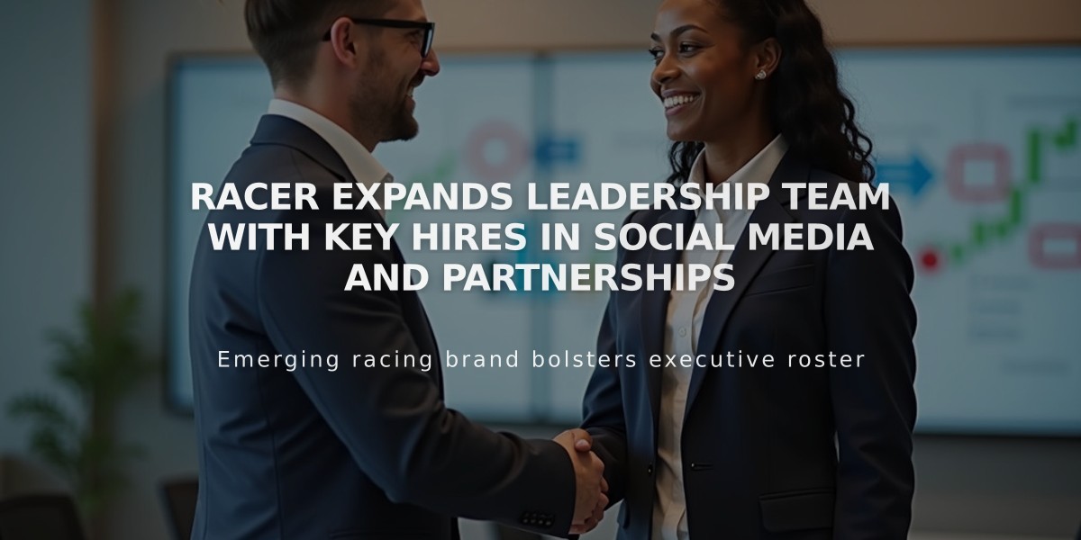 RACER expands leadership team with key hires in social media and partnerships