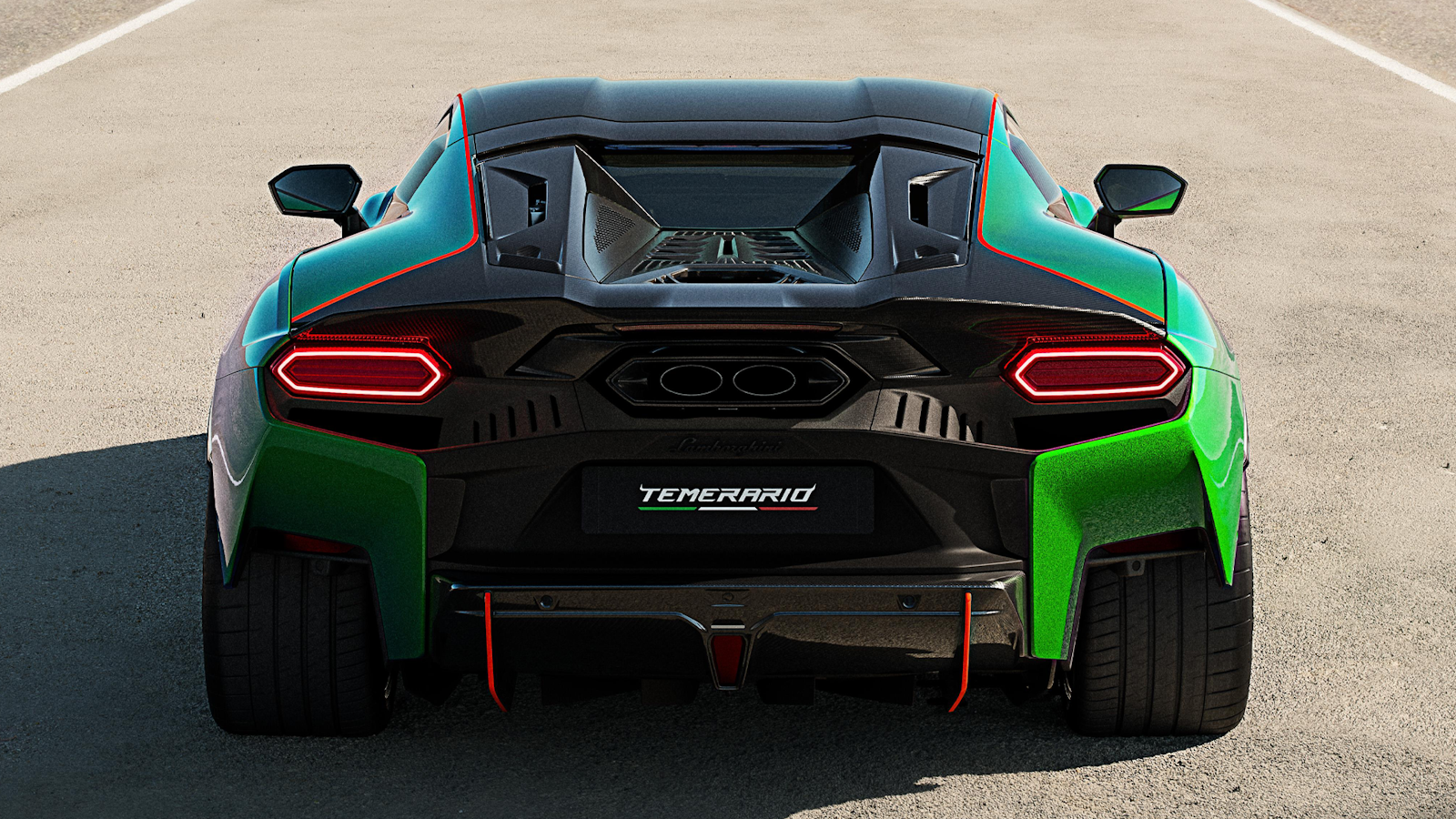 Lamborghini Temerario rear view