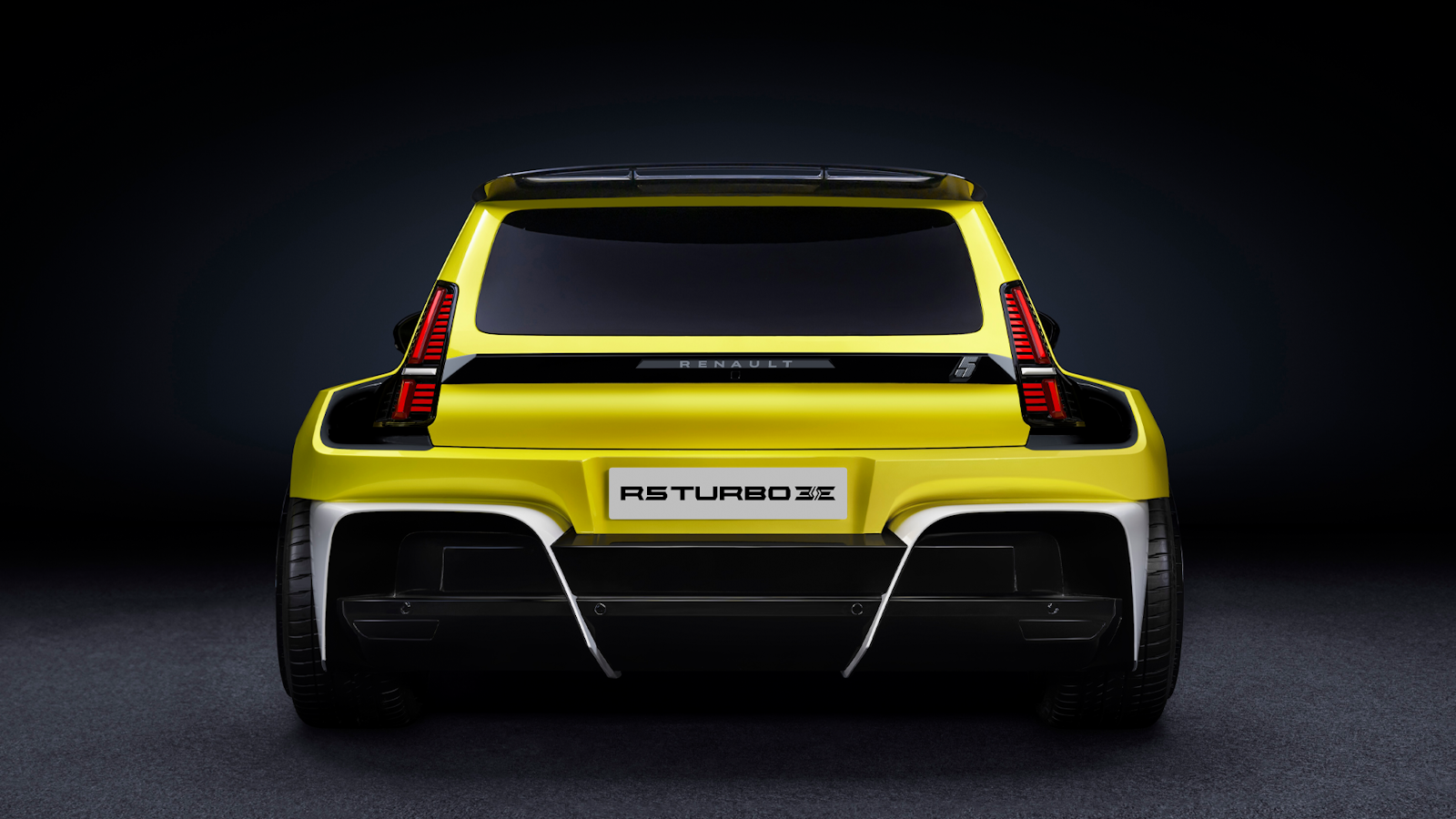 Rear view of Renault 5 Turbo