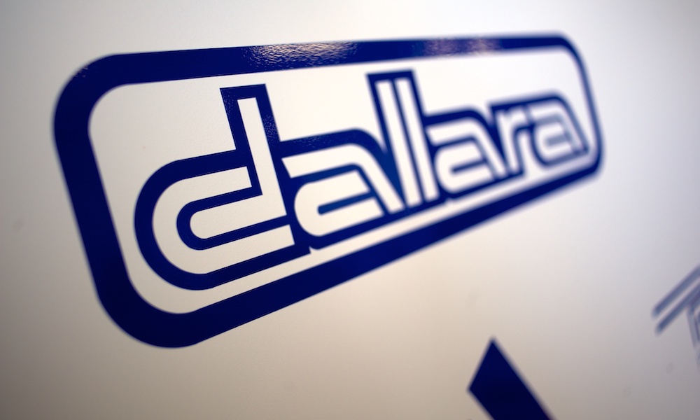 Dallara racing car close-up view