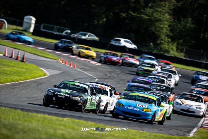 Racing cars at NASA Northeast event