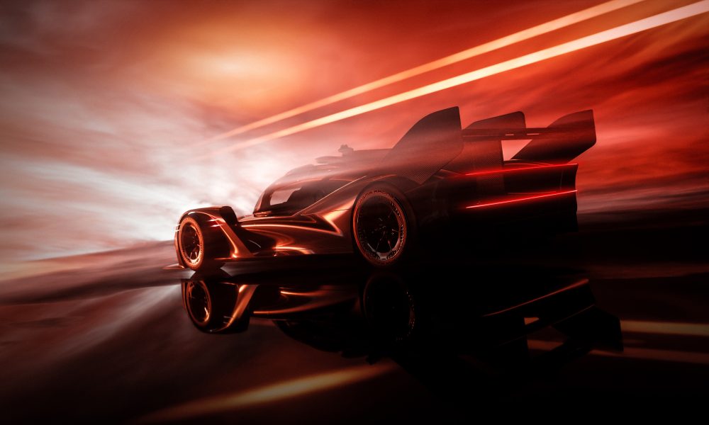 Genesis Magma racing car in motion