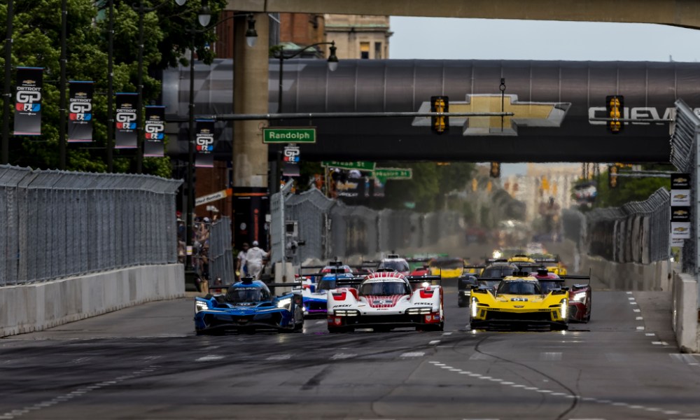 IndyCar race at Detroit circuit