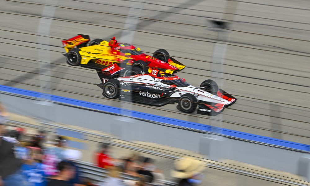 IndyCars racing at Miller Motorsports