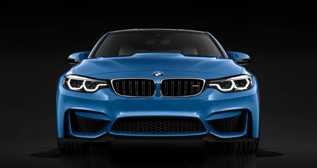 Blue 2018 BMW M3