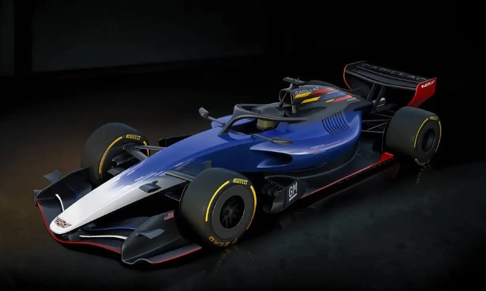 Blue and red racing car