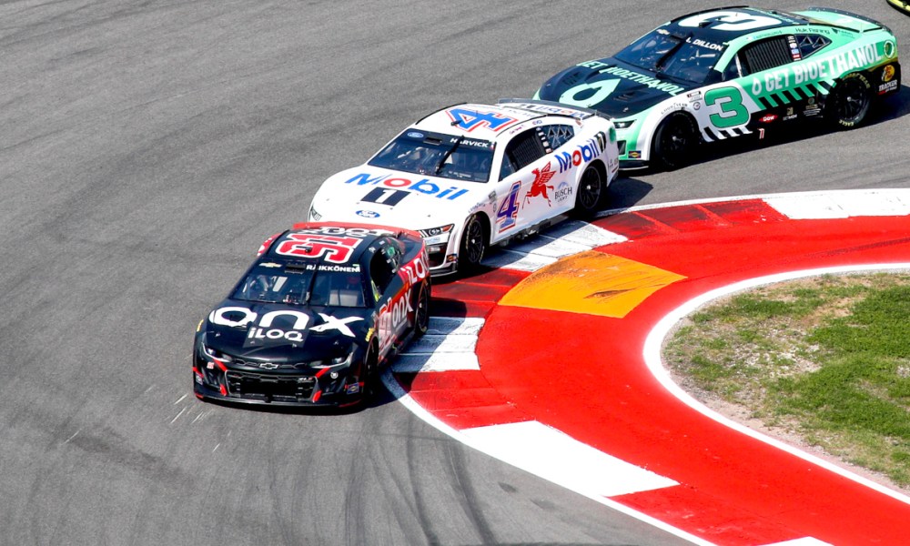 NASCAR cars racing at Circuit Americas