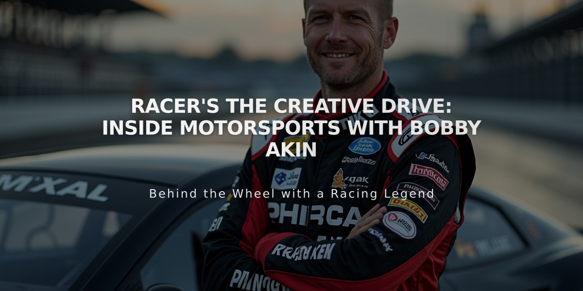 RACER's The Creative Drive: Inside Motorsports with Bobby Akin