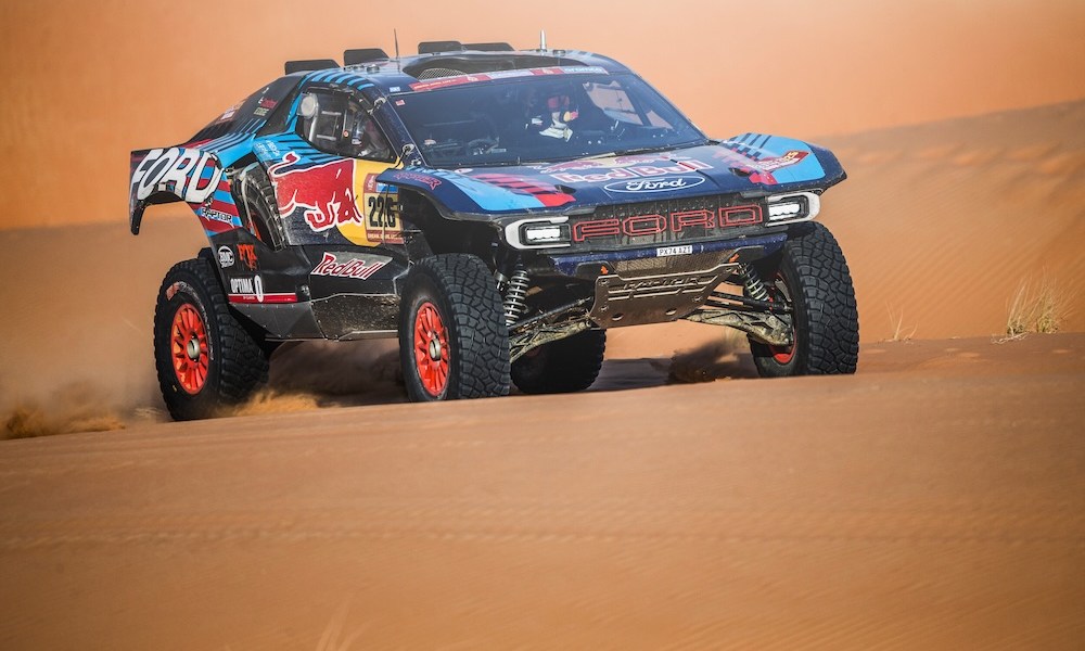 Red Bull Ford off-road race truck