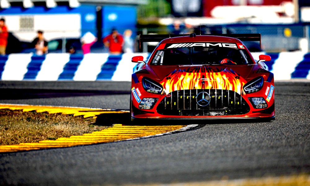 Mercedes GT3 racing at Daytona