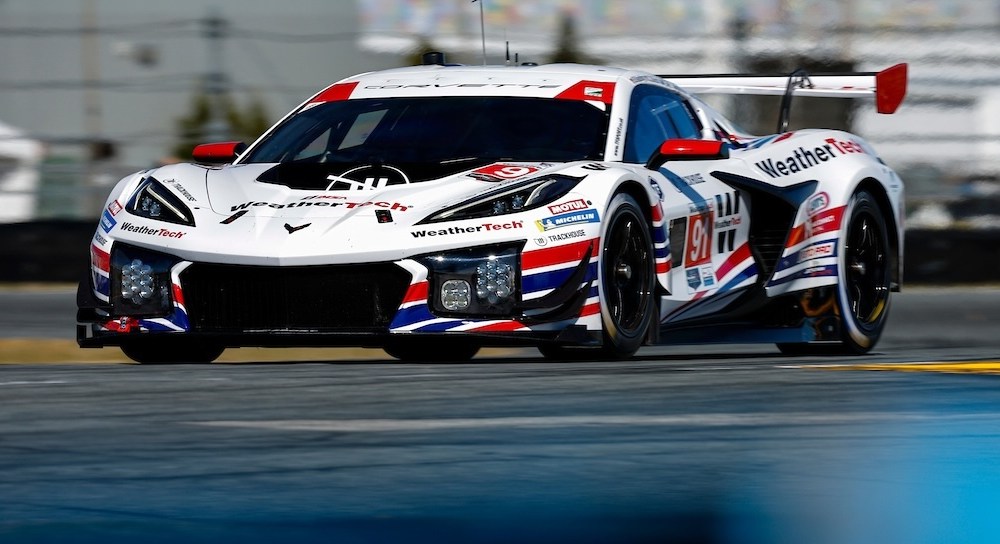 Race car at IMSA Daytona