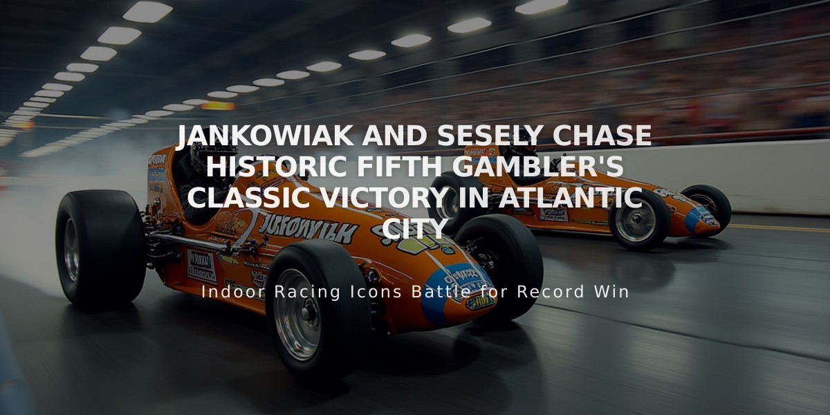 Jankowiak and Sesely Chase Historic Fifth Gambler's Classic Victory in Atlantic City