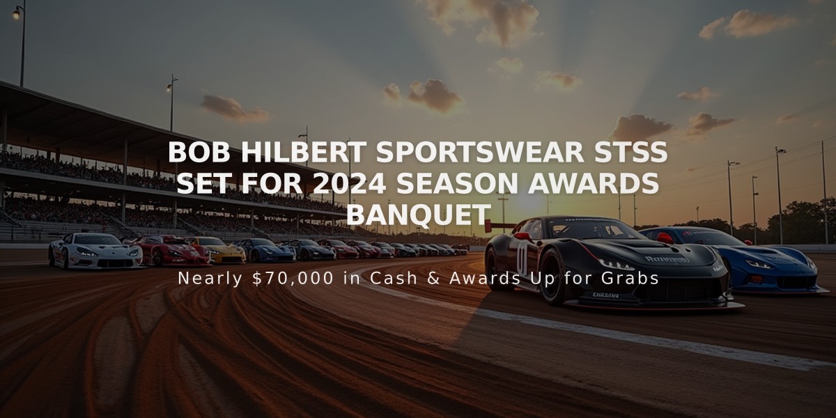 Bob Hilbert Sportswear STSS Set for 2024 Season Awards Banquet