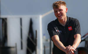 Smiling Cannon McIntosh in black shirt