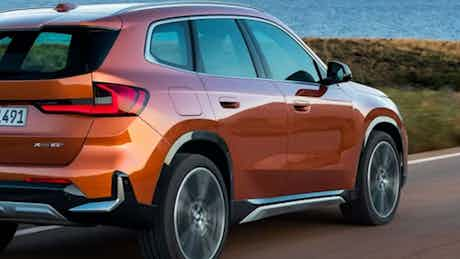 BMW X1 on road