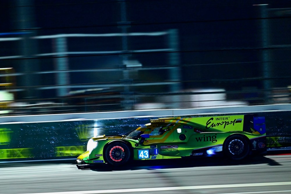 Formula race car on track