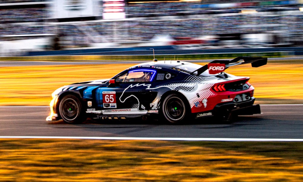 Race car at IMSA Rolex event