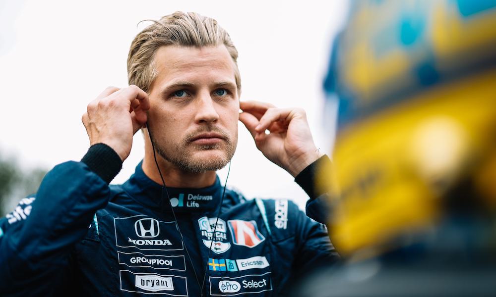 Marcus Ericsson in racing suit