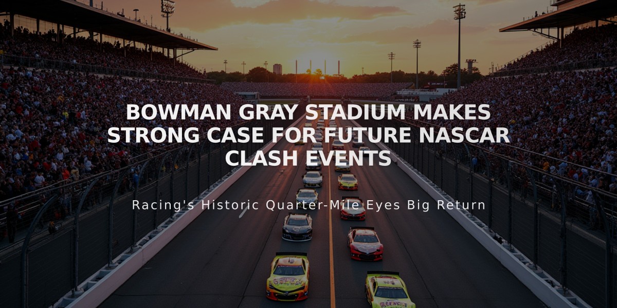 Bowman Gray Stadium Makes Strong Case for Future NASCAR Clash Events