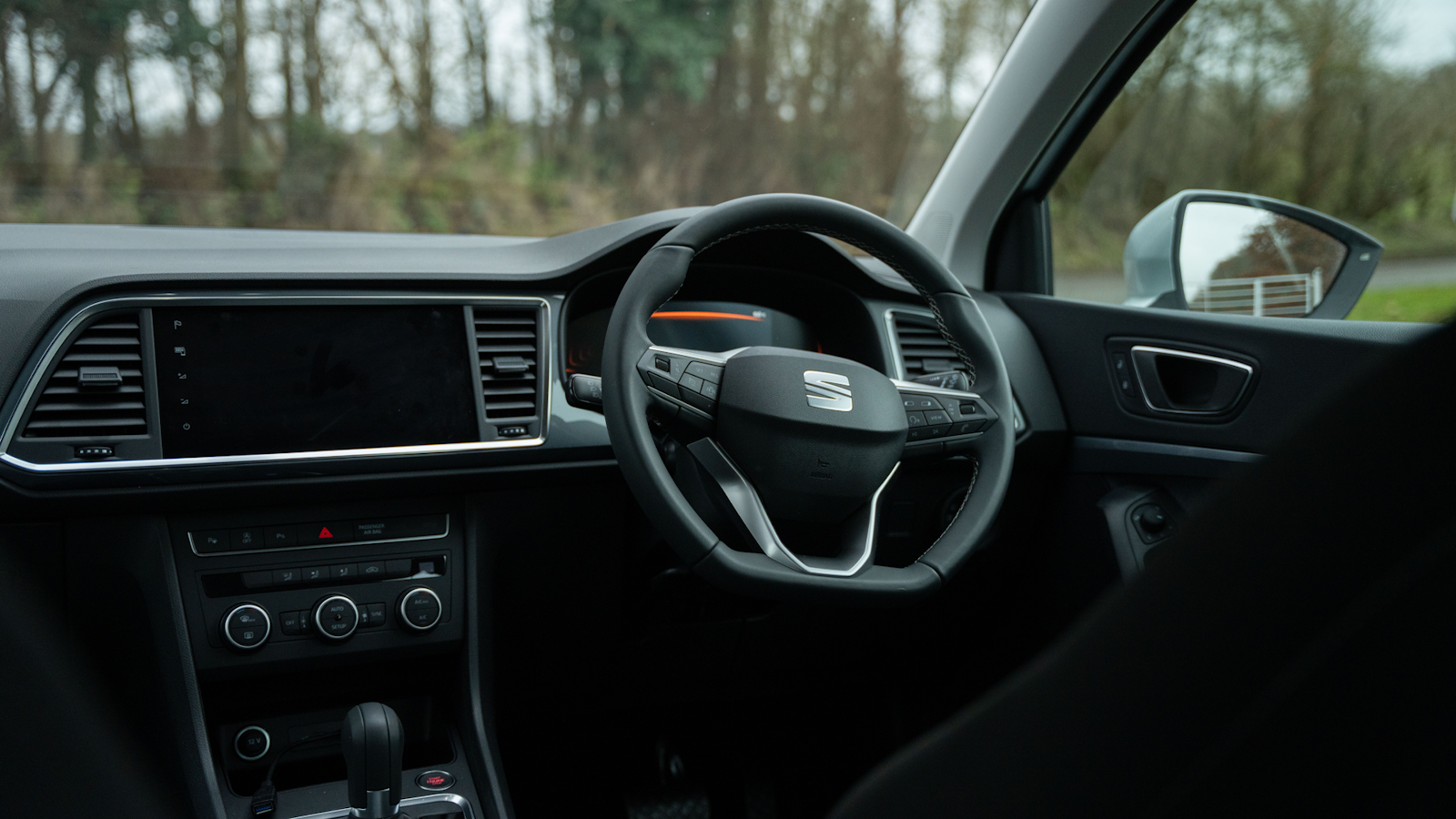 Interior view of Seat Ateca