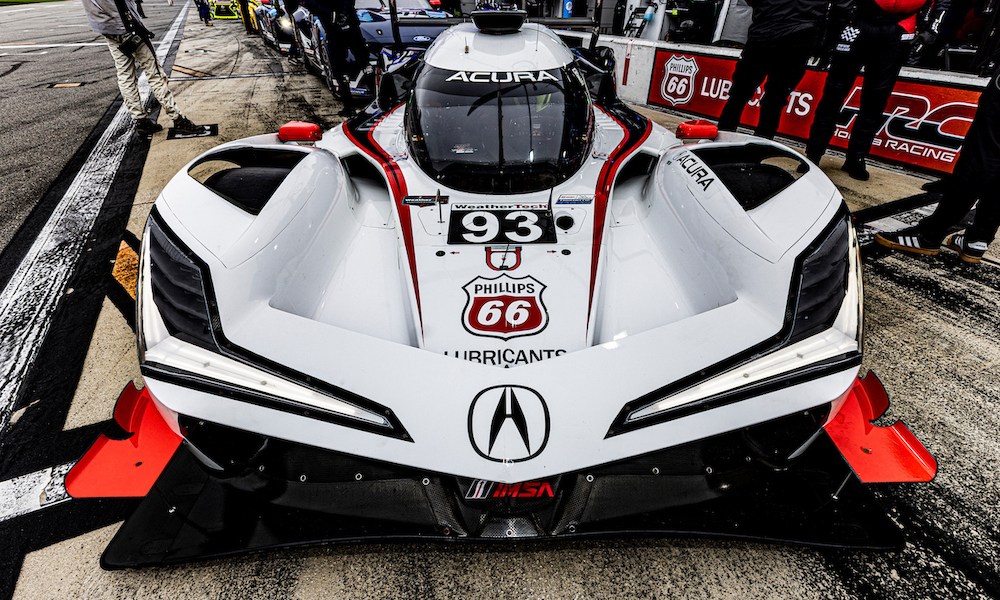 Race car at Rolex IMSA event