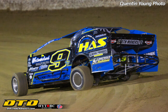 Matt Sheppard racing dirt modified car