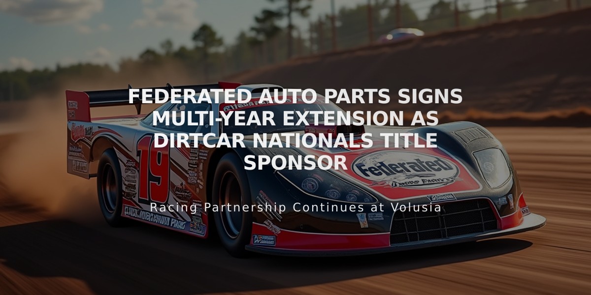 Federated Auto Parts Signs Multi-Year Extension as DIRTcar Nationals Title Sponsor