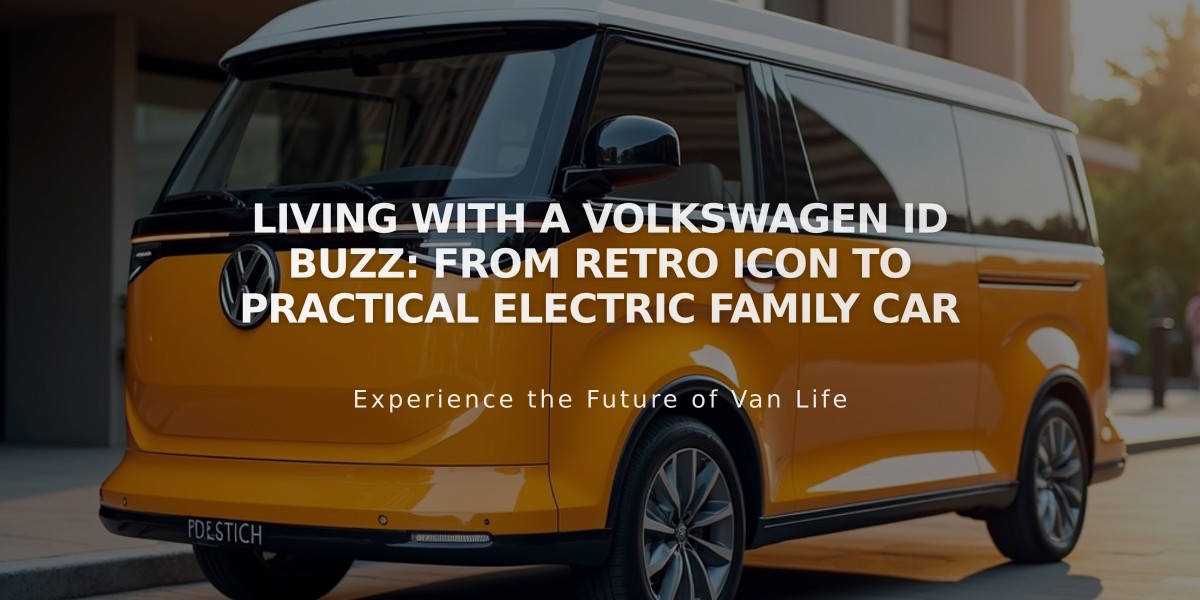 Living with a Volkswagen ID Buzz: From Retro Icon to Practical Electric Family Car