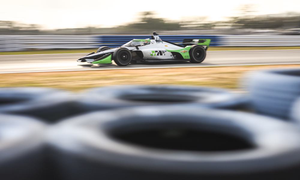 IndyCar testing at Sebring raceway