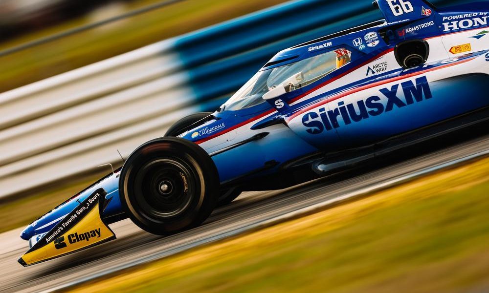 IndyCar testing at Sebring racetrack