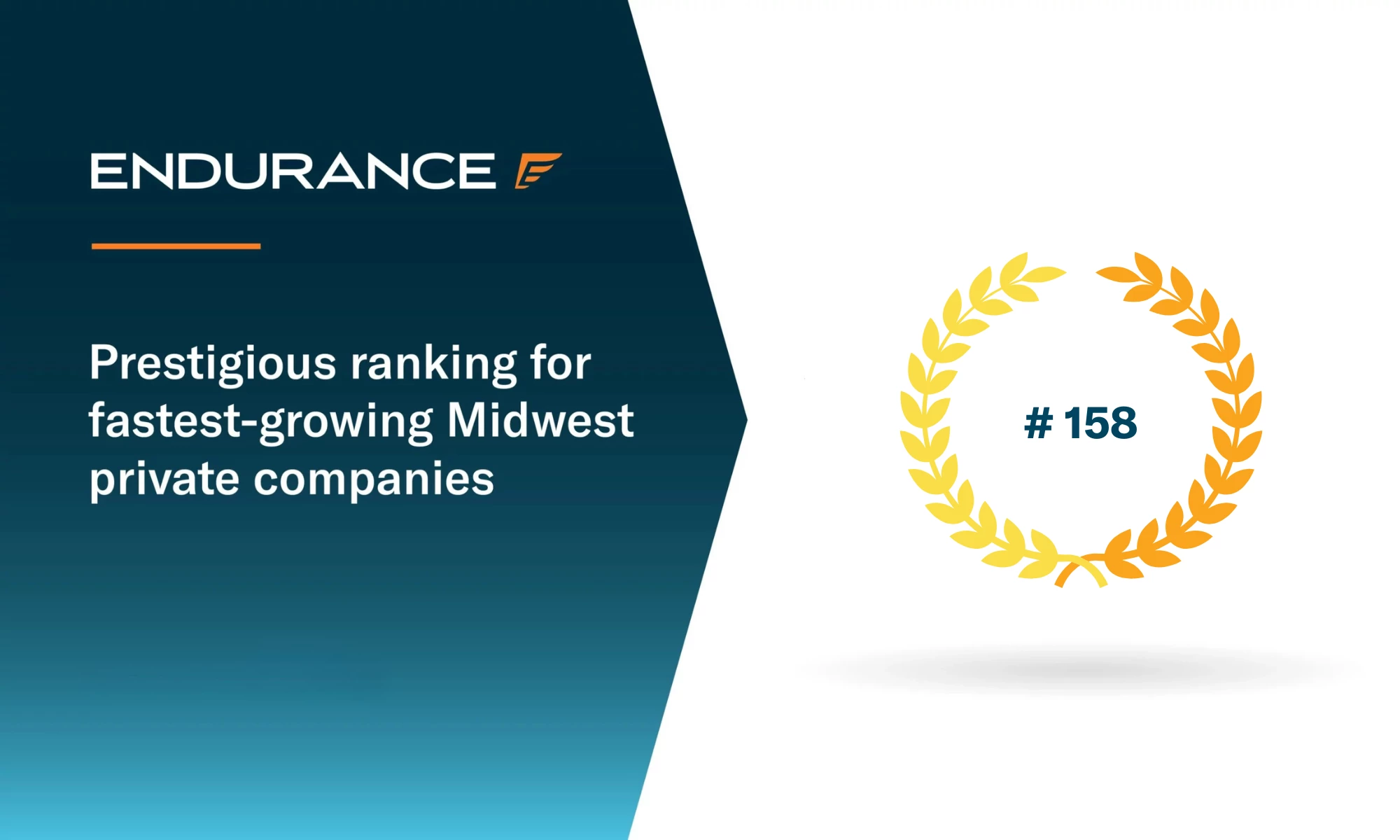 Endurance Midwest Fastest Growing Company Award