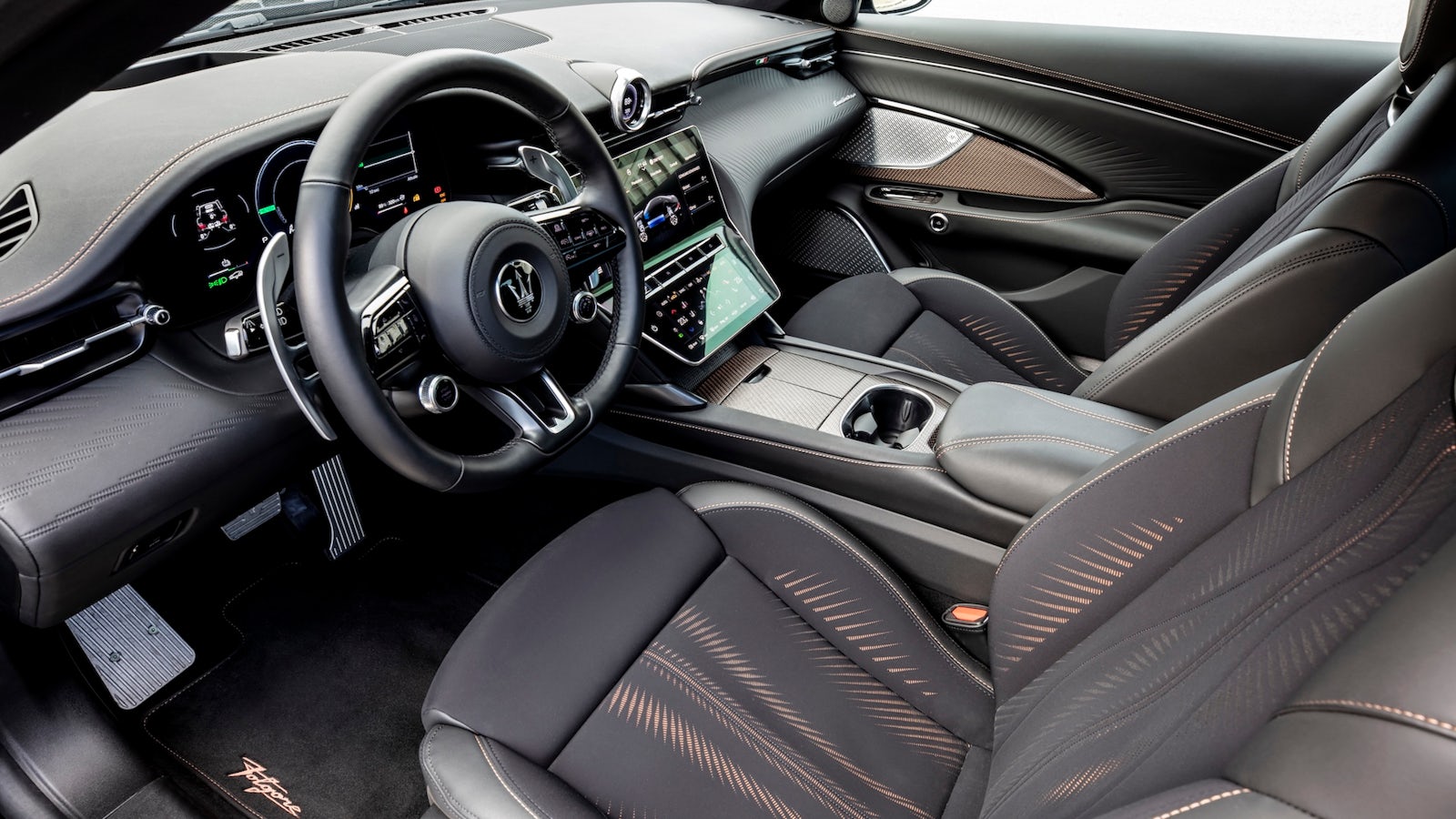 Interior of Maserati GranTurismo Folgore